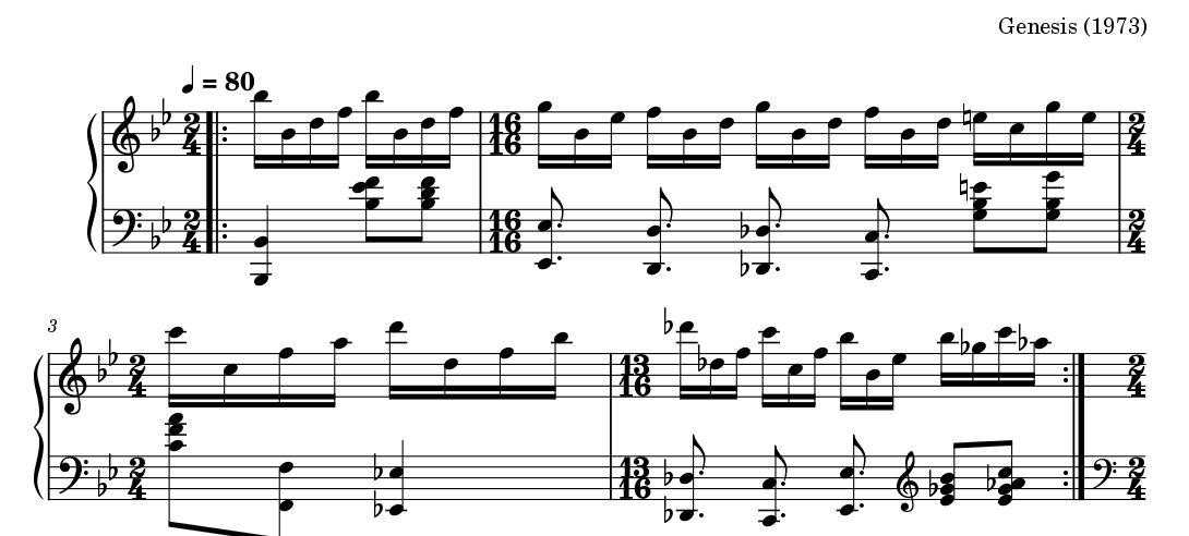 Firth of Fifth by Genesis, intro